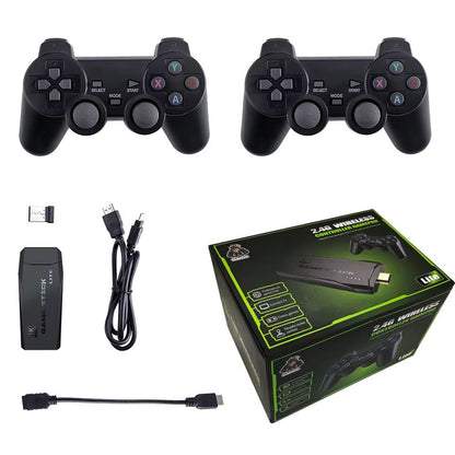 Retro Wireless Game Console Stick  4K Portable Console With 20000 Games 64GB Storage For Classic Pl 1
