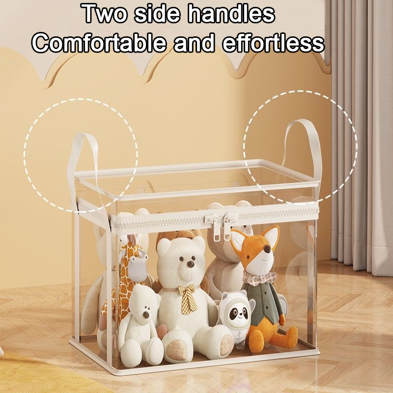 Large Capacity Transparent Toy Storage Bag Household Multifunctional Storage Basket Childrens Cloth 2
