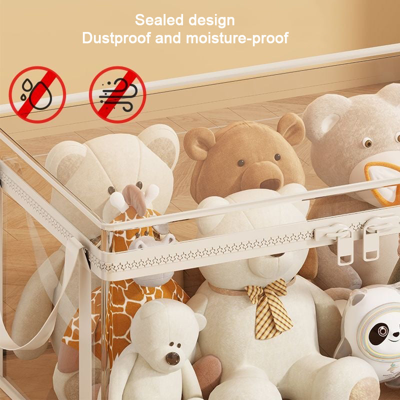 Large Capacity Transparent Toy Storage Bag Household Multifunctional Storage Basket Childrens Cloth 3