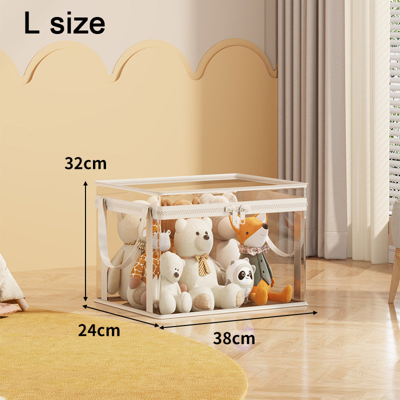 Large Capacity Transparent Toy Storage Bag Household Multifunctional Storage Basket Childrens Cloth 7