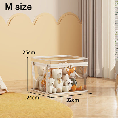 Large Capacity Transparent Toy Storage Bag Household Multifunctional Storage Basket Childrens Cloth 6