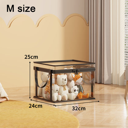 Large Capacity Transparent Toy Storage Bag Household Multifunctional Storage Basket Childrens Cloth 8