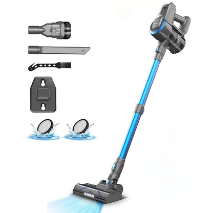 YISORA N300 Cordless Vacuum Cleaner – Ultra Lightweight 20Kpa Stick Vacuum for Pet Hair, Carpet & Hard Floors