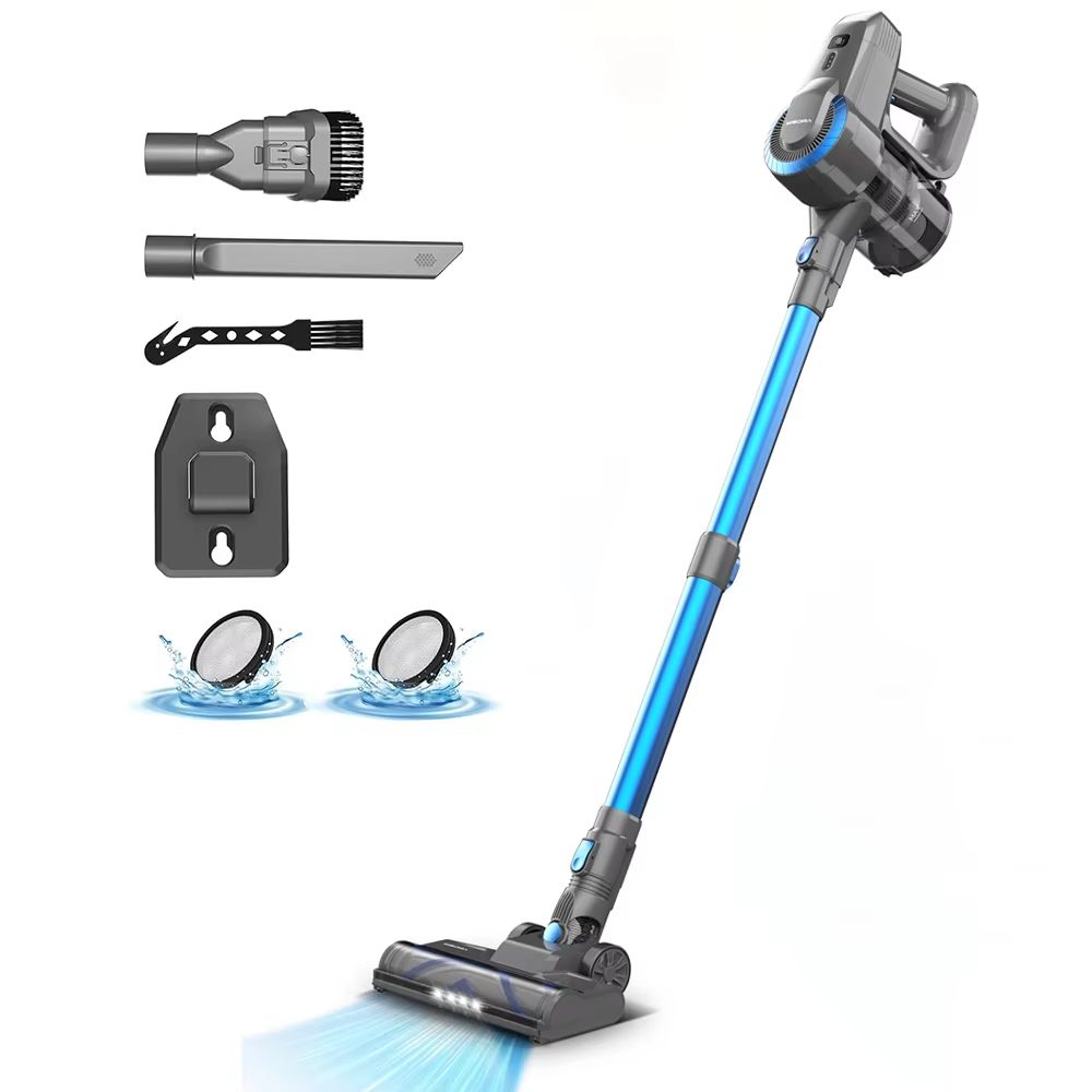 YISORA N300 Cordless Vacuum Cleaner  Ultra Lightweight 20Kpa Stick Vacuum For Pet Hair Carpet  Hard 7