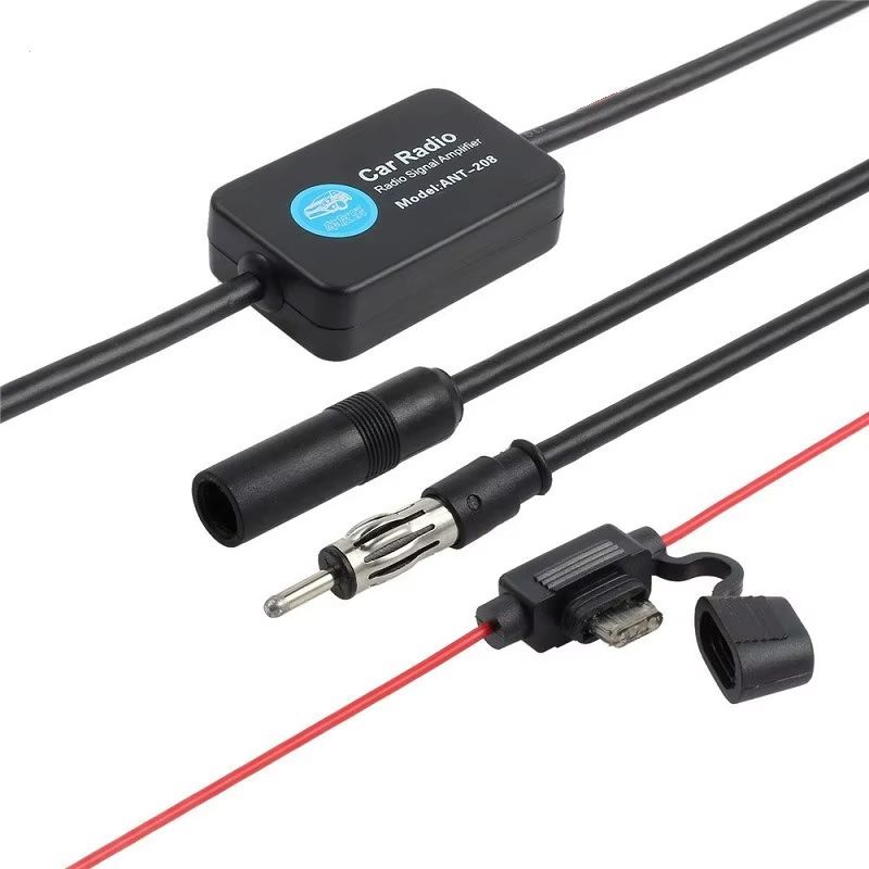 Universal FM Signal Amplifier  Car Antenna Booster For Clearer Radio Reception And AntiInterference 4