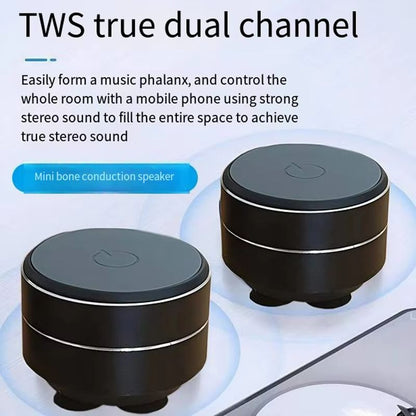 EchoLoop Bone Conduction Wireless Speaker  Wearable  SuctionMount Audio With TWS Sound 2