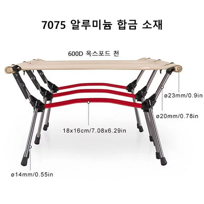 WESTTUNE Portable Camping Cot  Ultralight Folding Bed With Aluminum Alloy Frame For Outdoor Hiking  1