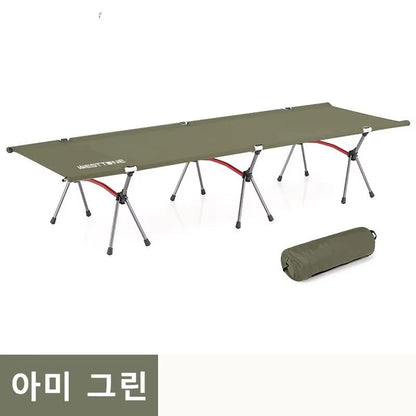WESTTUNE Portable Camping Cot  Ultralight Folding Bed With Aluminum Alloy Frame For Outdoor Hiking  6