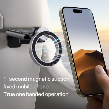 Universal Magnetic Cell Phone Holder, Airplane Travel Essentials Tray Table Phone Mount & Adjustable Desktop Holder
