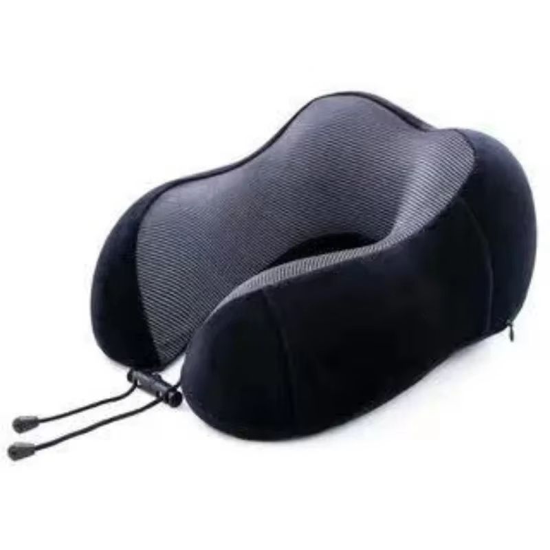 Premium UShaped Memory Foam Travel Pillow With Neck Support  Gentle Massage 7