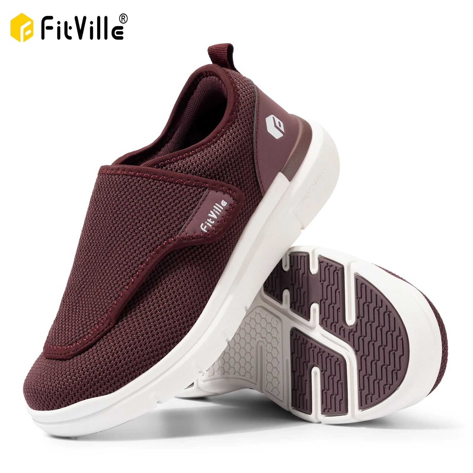 Extra Wide Comfortable Womens Diabetic Shoes for Pain Relief and Orthopedic Support