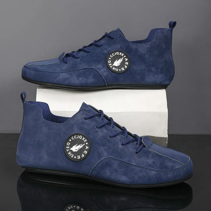 Lightweight Men Loafers Lace Up Casual Driving Shoes With Soft Sole 5