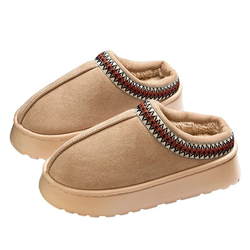 Winter Plush Women Slippers Anti Slip Thick Sole Warm Indoor Outdoor 7