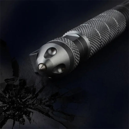 High Quality Self Defense Pen Aluminum Glass Breaker Multi Functional Tactical Pen Steel Anti Skid  3