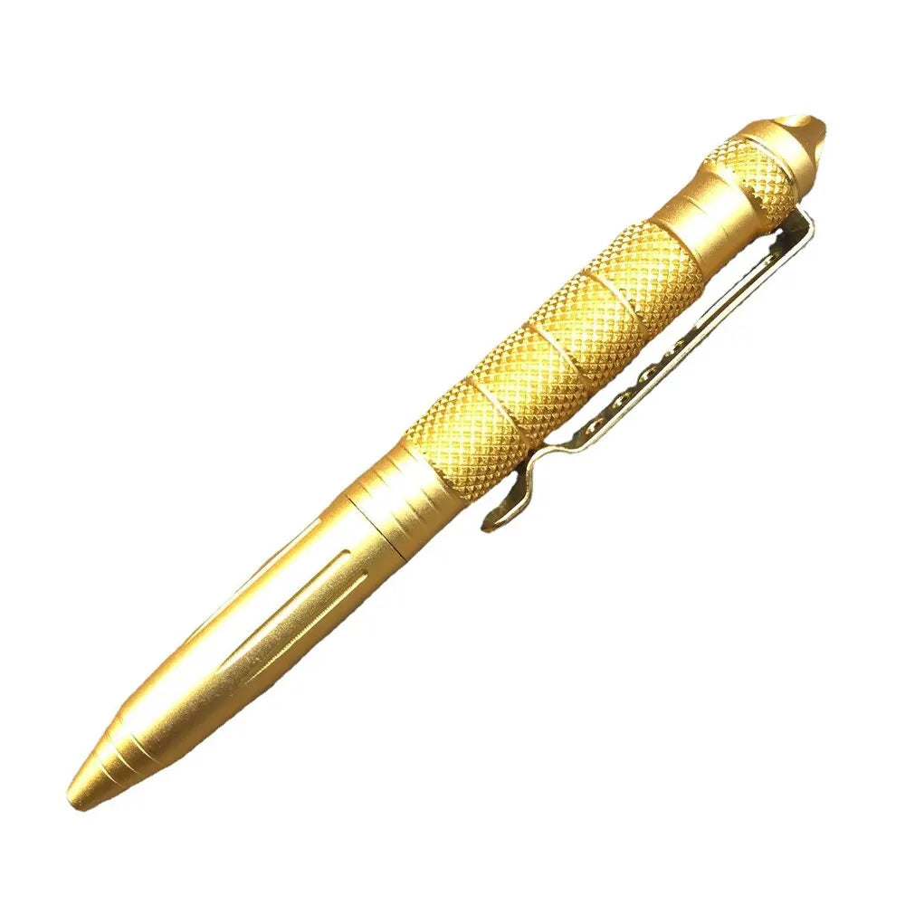 High Quality Self Defense Pen Aluminum Glass Breaker Multi Functional Tactical Pen Steel Anti Skid  6