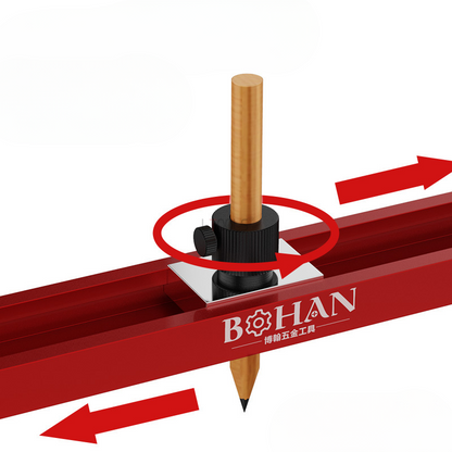 300mm Premium Contour Gauge Scribe Tool, Adjustable Pencil Holder, Locking Profile Scribing Ruler for Woodworking