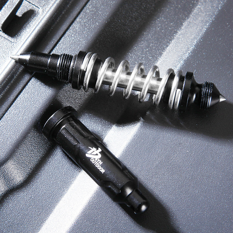 Multifunctional EDC Portable Tactical Pen, Tungsten Steel Head, Self Defense Anti Wolf Artifact Broken Window Tool