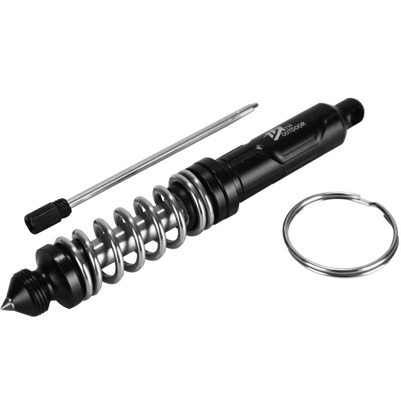 Multifunctional EDC Portable Tactical Pen, Tungsten Steel Head, Self Defense Anti Wolf Artifact Broken Window Tool