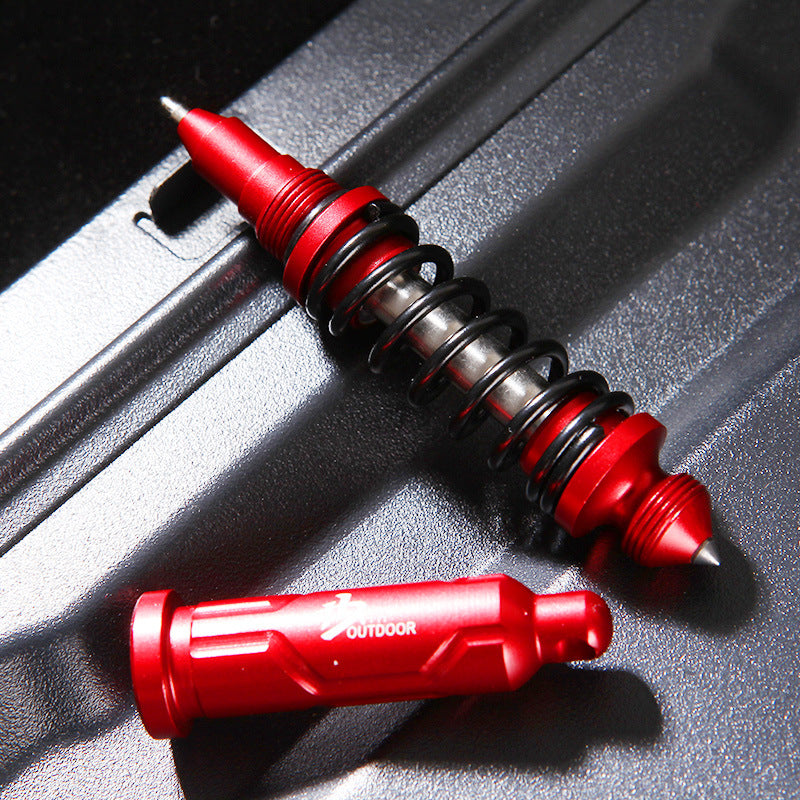 Multifunctional EDC Portable Tactical Pen, Tungsten Steel Head, Self Defense Anti Wolf Artifact Broken Window Tool