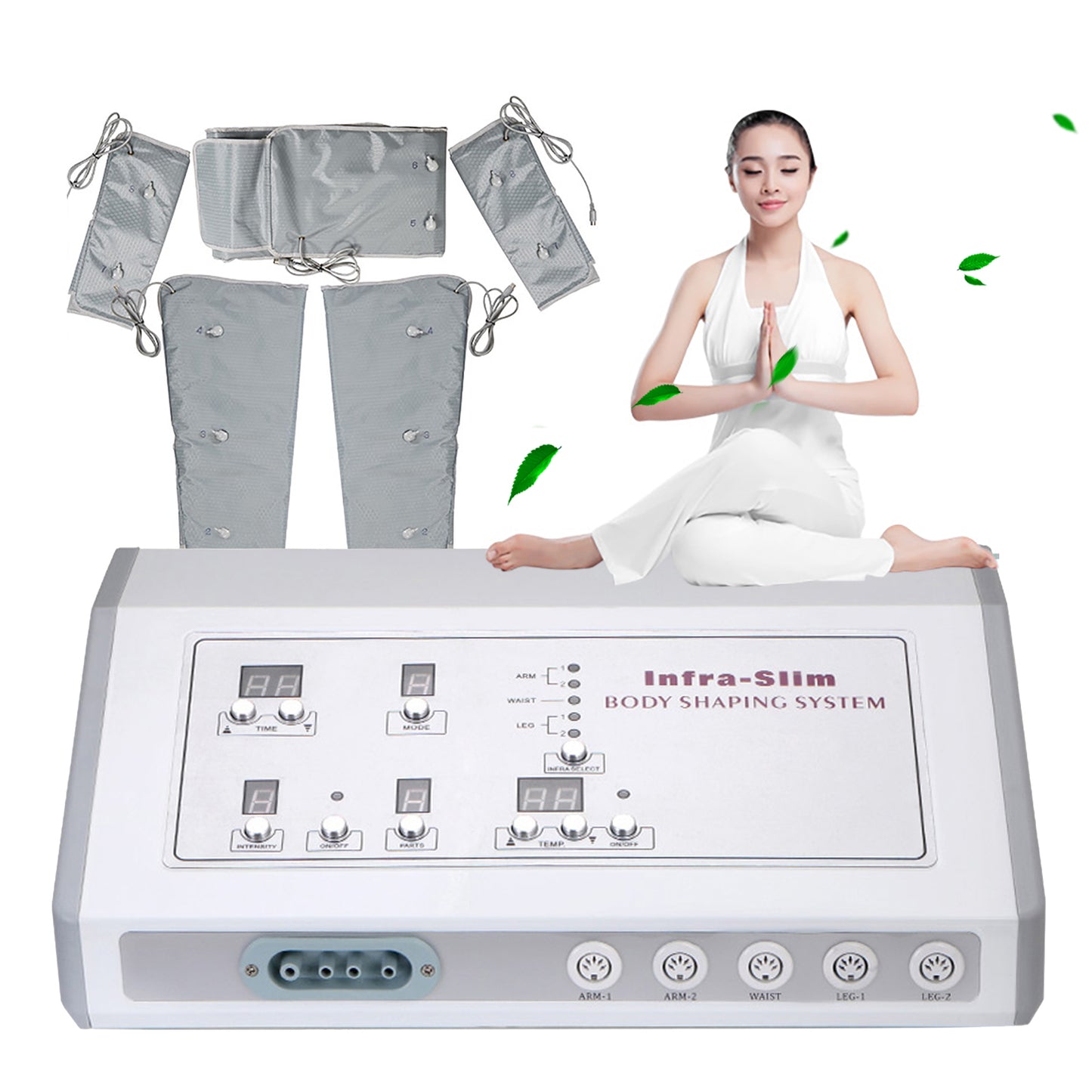 Far-infrared Ray Heating, Air Pressure Slimming Suit, Pressotherapy Body Contouring Machine for Weight Loss & Detox