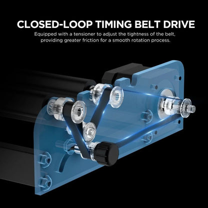 Laser Rotary Roller For Engraving Cylindrical Objects 3