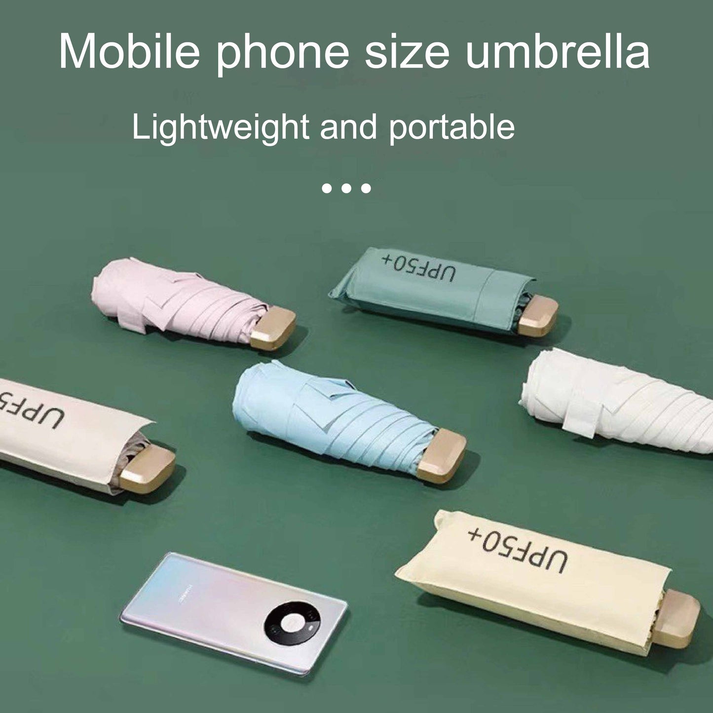 Mini Five-Fold Umbrella, Ultimate Sun Protection & Anti-UV Portable Umbrella for Men, Women