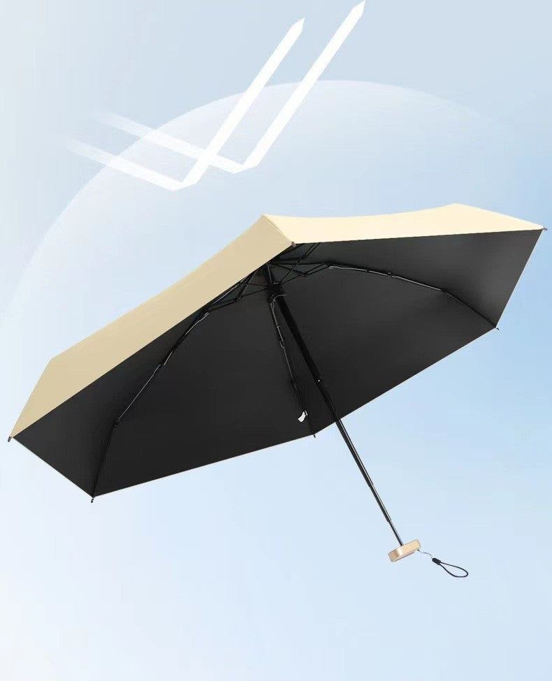 Mini Five-Fold Umbrella, Ultimate Sun Protection & Anti-UV Portable Umbrella for Men, Women