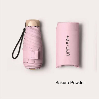 Mini Five-Fold Umbrella, Ultimate Sun Protection & Anti-UV Portable Umbrella for Men, Women