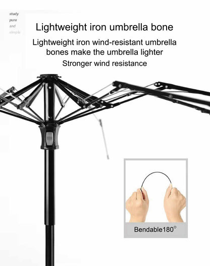 Mini Five-Fold Umbrella, Ultimate Sun Protection & Anti-UV Portable Umbrella for Men, Women