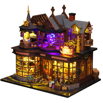 Wooden Mini DIY Dollhouse Kit Dollhouse Furniture Accessories Creative Toys For Kids Birthday Chris 1