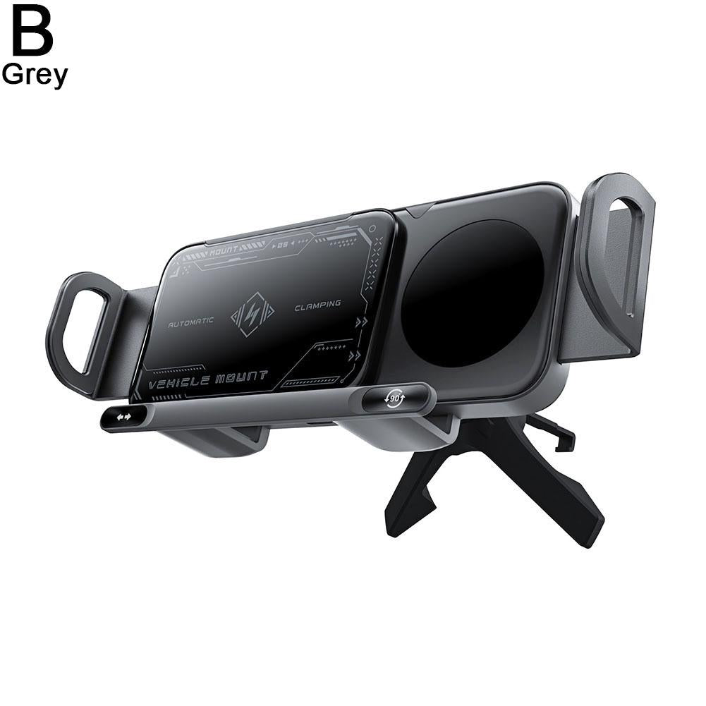 Wireless Charging Stand  Rotating Phone Holder For Samsung Automatic Horizontal Screen Bracket Smar 7