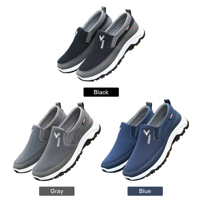 Mens Breathable Orthopedic Penny Boat Shoes SlipOn Plimsolls For Sports Travel Hiking  Walking 2