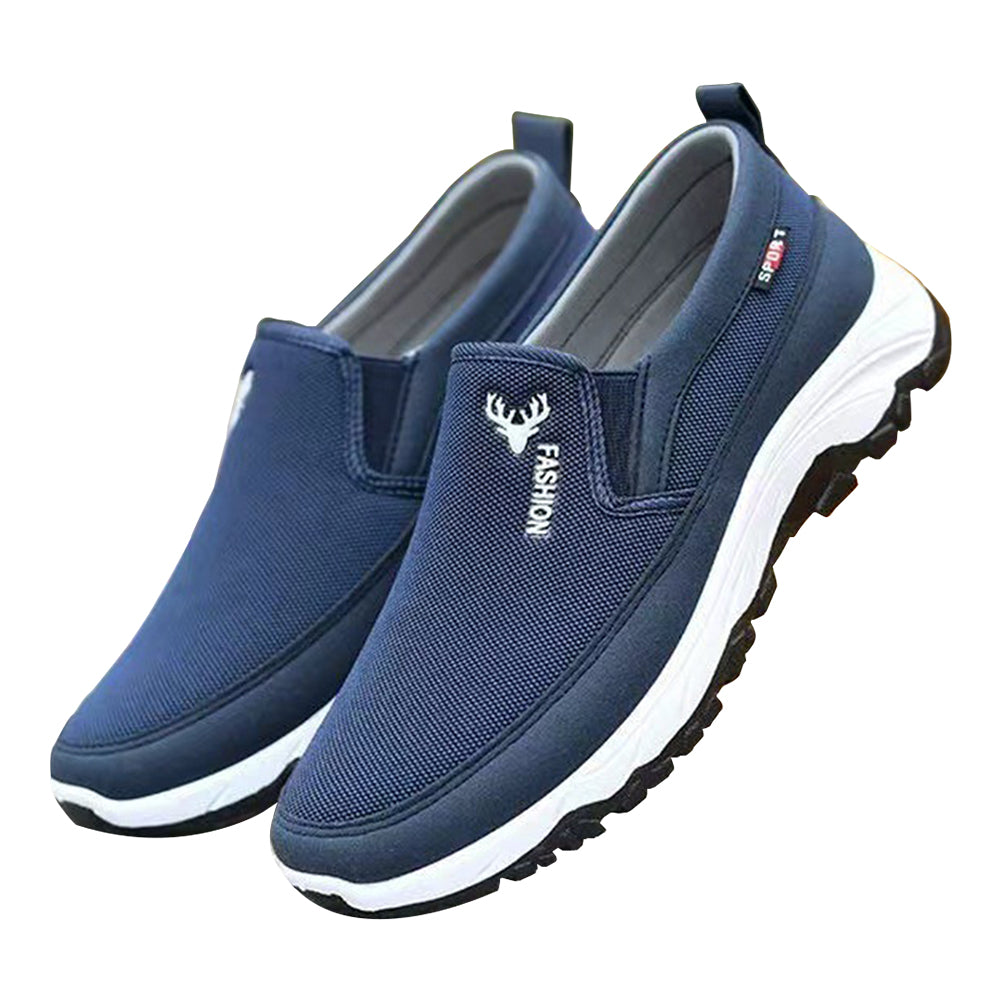 Mens Breathable Orthopedic Penny Boat Shoes SlipOn Plimsolls For Sports Travel Hiking  Walking 4