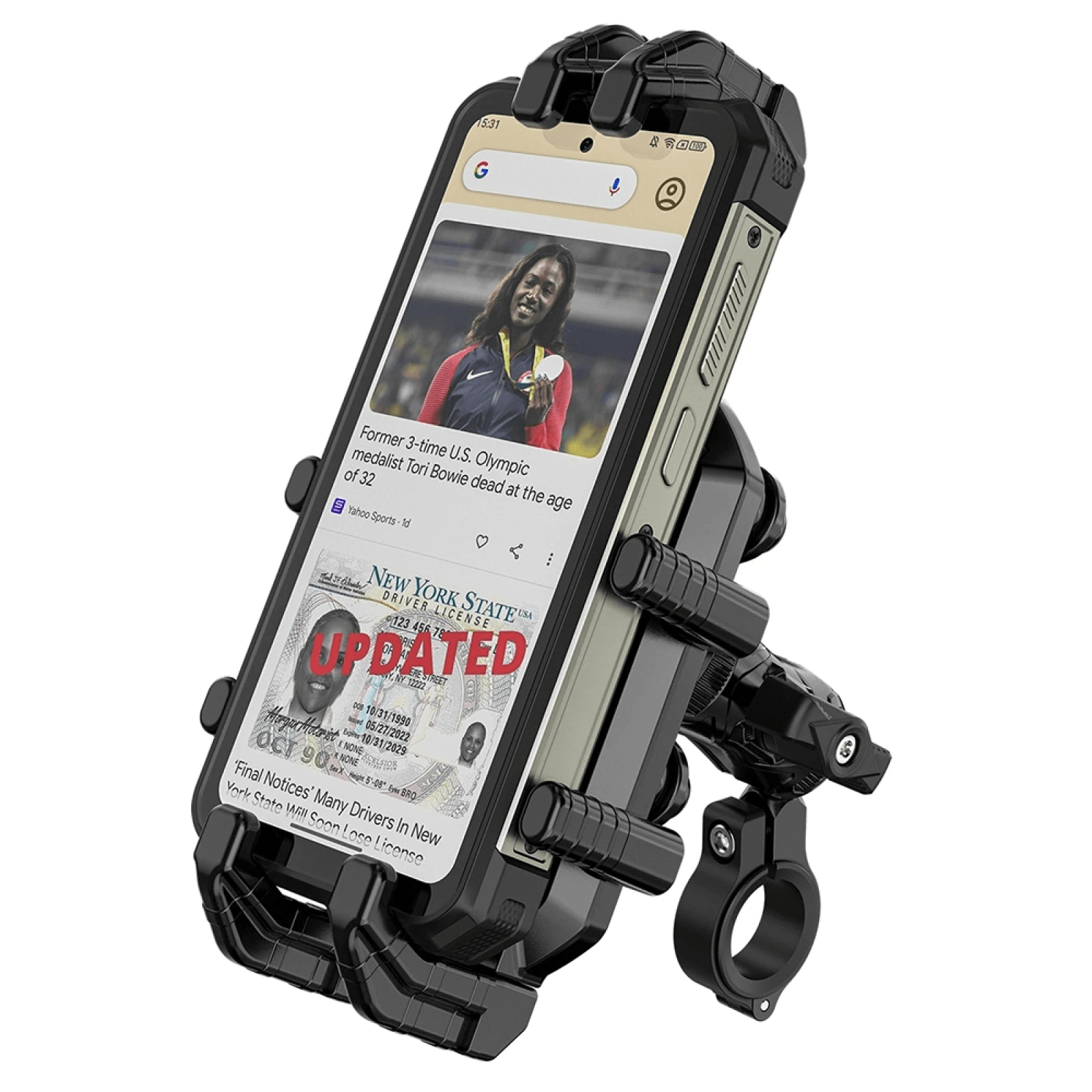 Ulefone Armor Mount Pro AM02 Universal Bicycle Handle Phone Holder For Mountain  Road Bikes Secure  1