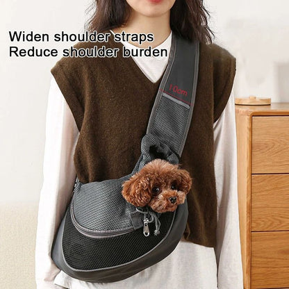 Breathable Mesh Pet Sling Shoulder Carrier 4