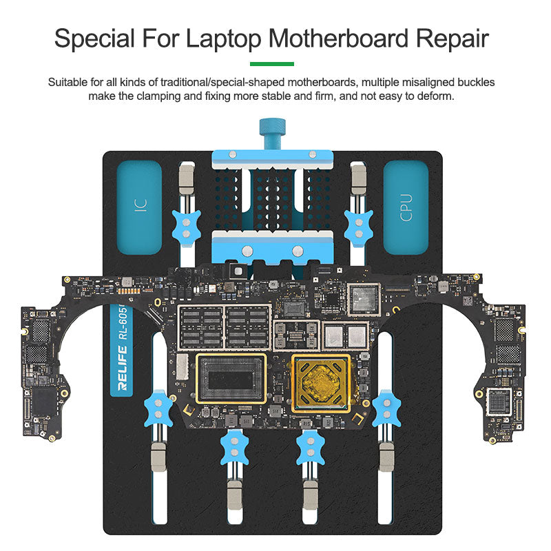 RL605 Pro Motherboard Repair Station 360 Rotating Fixture For Laptop Chip Removal BGA Soldering  Gl 1