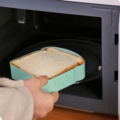 EcoFriendly Lunch Box With Lid Reusable Sandwich Containers Food Storage Box For School Picnic Offi 4