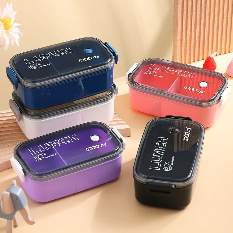 Microwave Heat-Resistant Plastic Lunch Box Preservation Box, Fruit Storage and Sealing Box for Kitchen Use