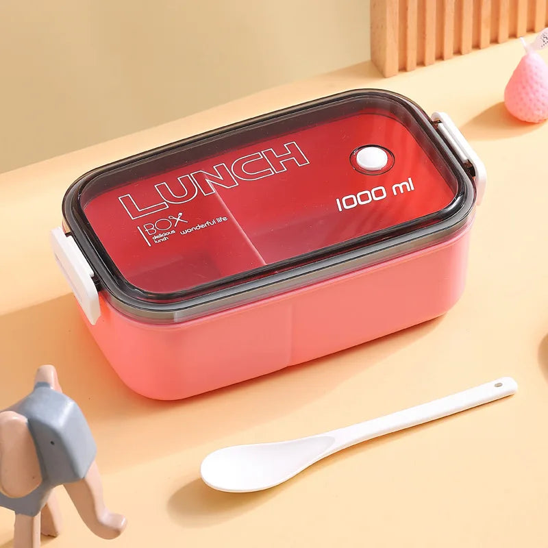 Microwave Heat-Resistant Plastic Lunch Box Preservation Box, Fruit Storage and Sealing Box for Kitchen Use