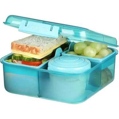 Kids Double To-go Yogurt Lunch Box, Microwave Bento Boxes, Leakproof Food Storage Container for School Office