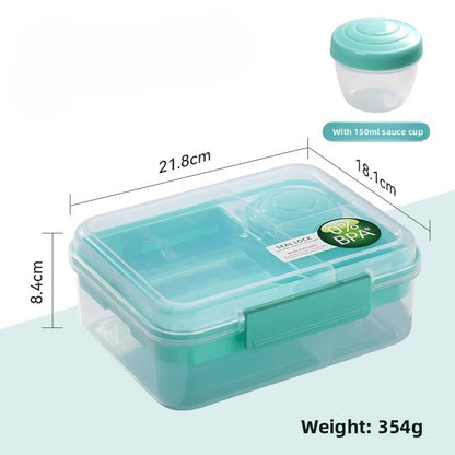 Kids Double Togo Yogurt Lunch Box Microwave Bento Boxes Leakproof Food Storage Container For School 6