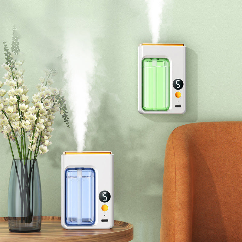 Automatic Aromatherapy Car Diffuser with Digital Display, Essential Oil Humidifier for Car, Bathroom Home Deodorization