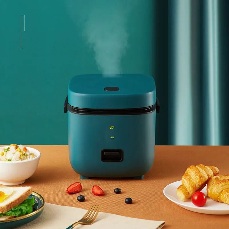Mini Rice Cooker 12L Compact Electric Cooking Pot For One To Two People 3