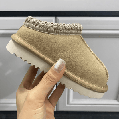 CozyStep Kids Suede Snow Boots With Fur Lining  Warm Winter Boots For Boys And Girls 1