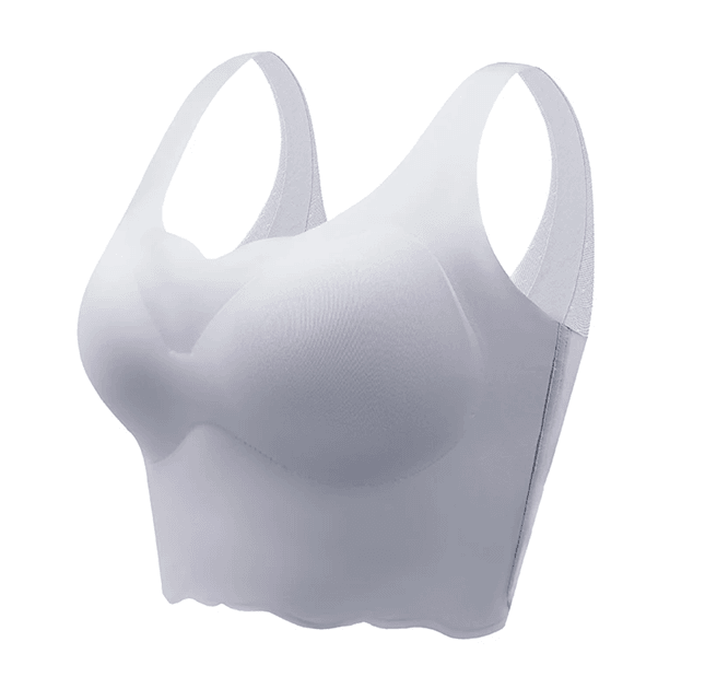 Ice Silk Seamless Bra Ultra Thin Wireless Plus Size Lingerie 4