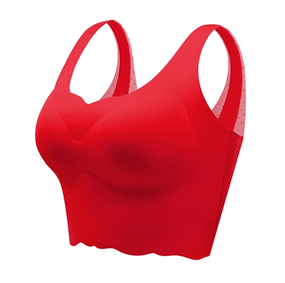 Ice Silk Seamless Bra Ultra Thin Wireless Plus Size Lingerie 6