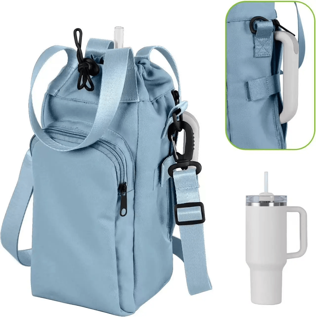Outdoor Waterproof Insulated Water Bottle Pouch With Adjustable Strap 4