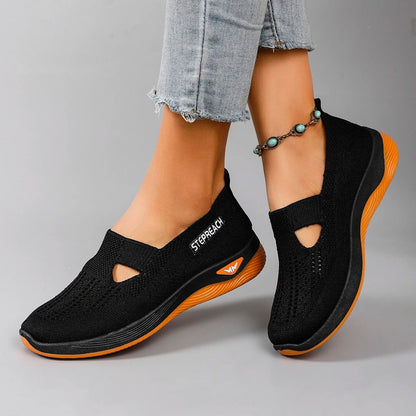 Summer Breathable Mesh Casual Flat Sneakers For Wom 4
