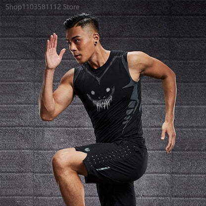 Mens Compression Mesh Tank Top For Workouts 2