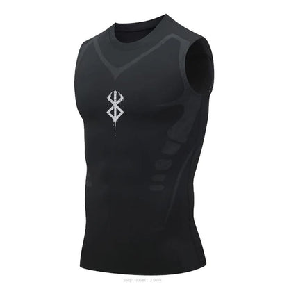 Mens Compression Mesh Tank Top For Workouts 6